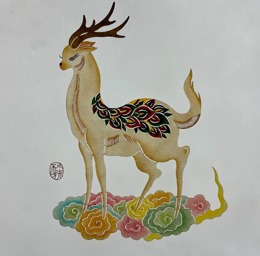 Seven color deer